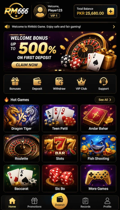 RM666 Game Dashboard image