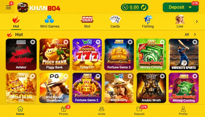 Khan804 game Dashboard image